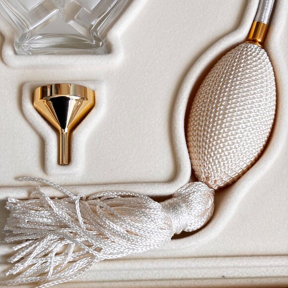 Estee Lauder Refillable Heart's Desire Perfume Spray Bottle Atomizer Funnel New - Picture 3 of 8